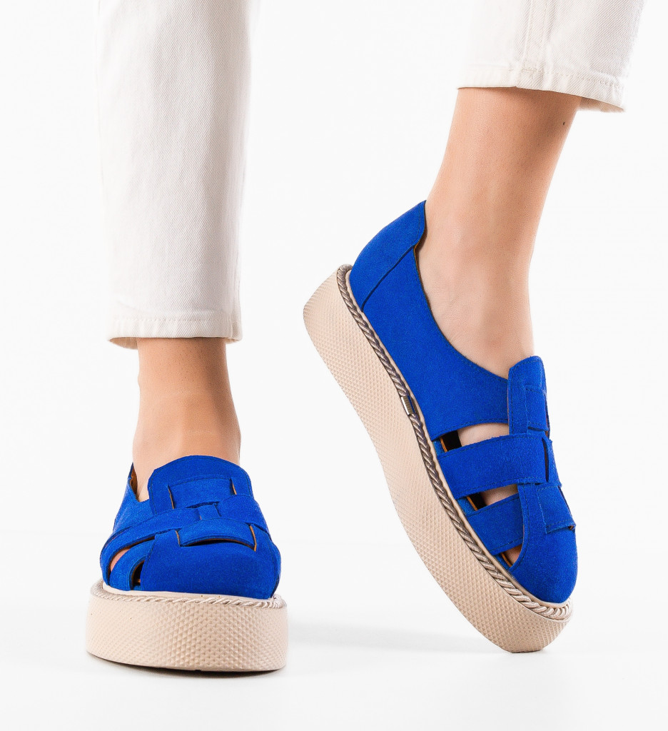 Pantofi Casual Anura Albastri | Confort și Stil