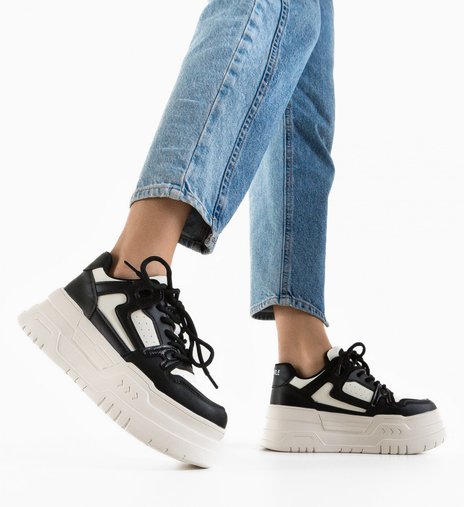 Sneakers Lepasso Negri - Confort si Stil - imagine 2