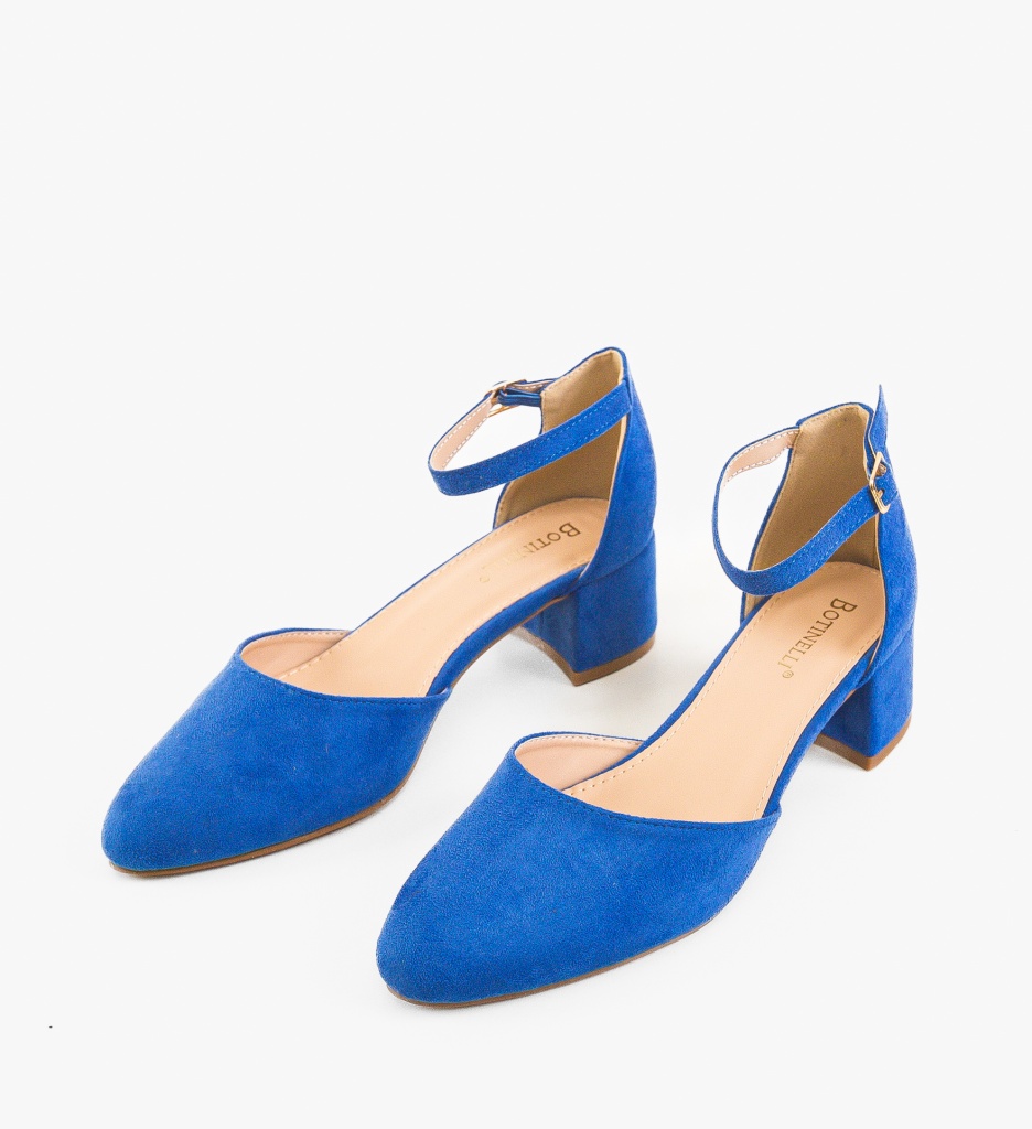 Pantofi Toc Albastru Kytalym Eleganți - imagine 4