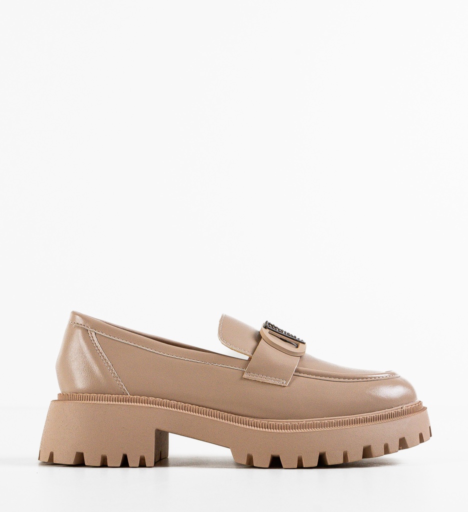 Pantofi Casual Dama Ejiro Bej | Confort & Stil - imagine 5