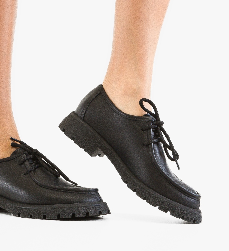 Pantofi Casual Dama Palome Negri - Confort și Stil - imagine 3