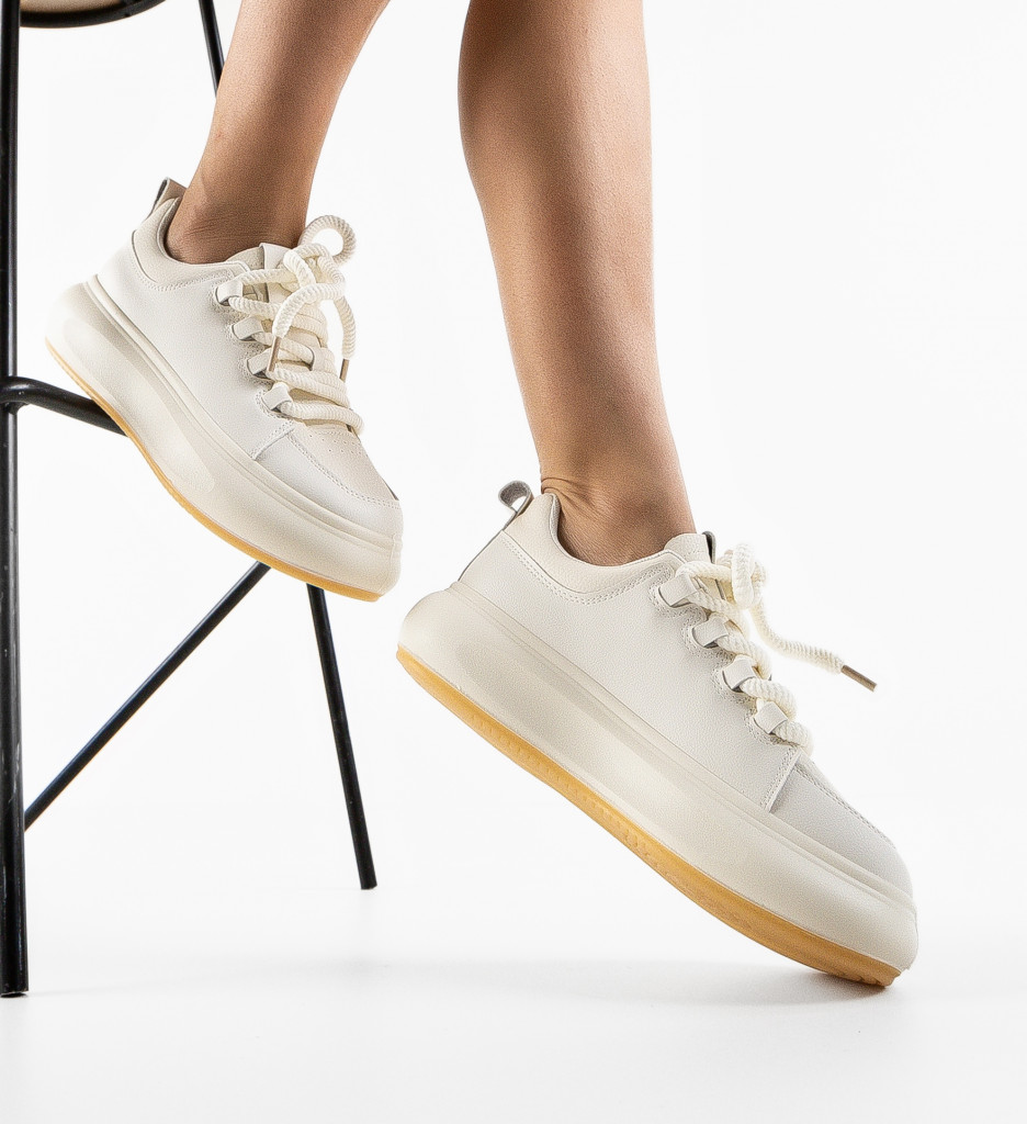 Sneakers Dama Weleu Albi 2 - Confort și Stil - imagine 2