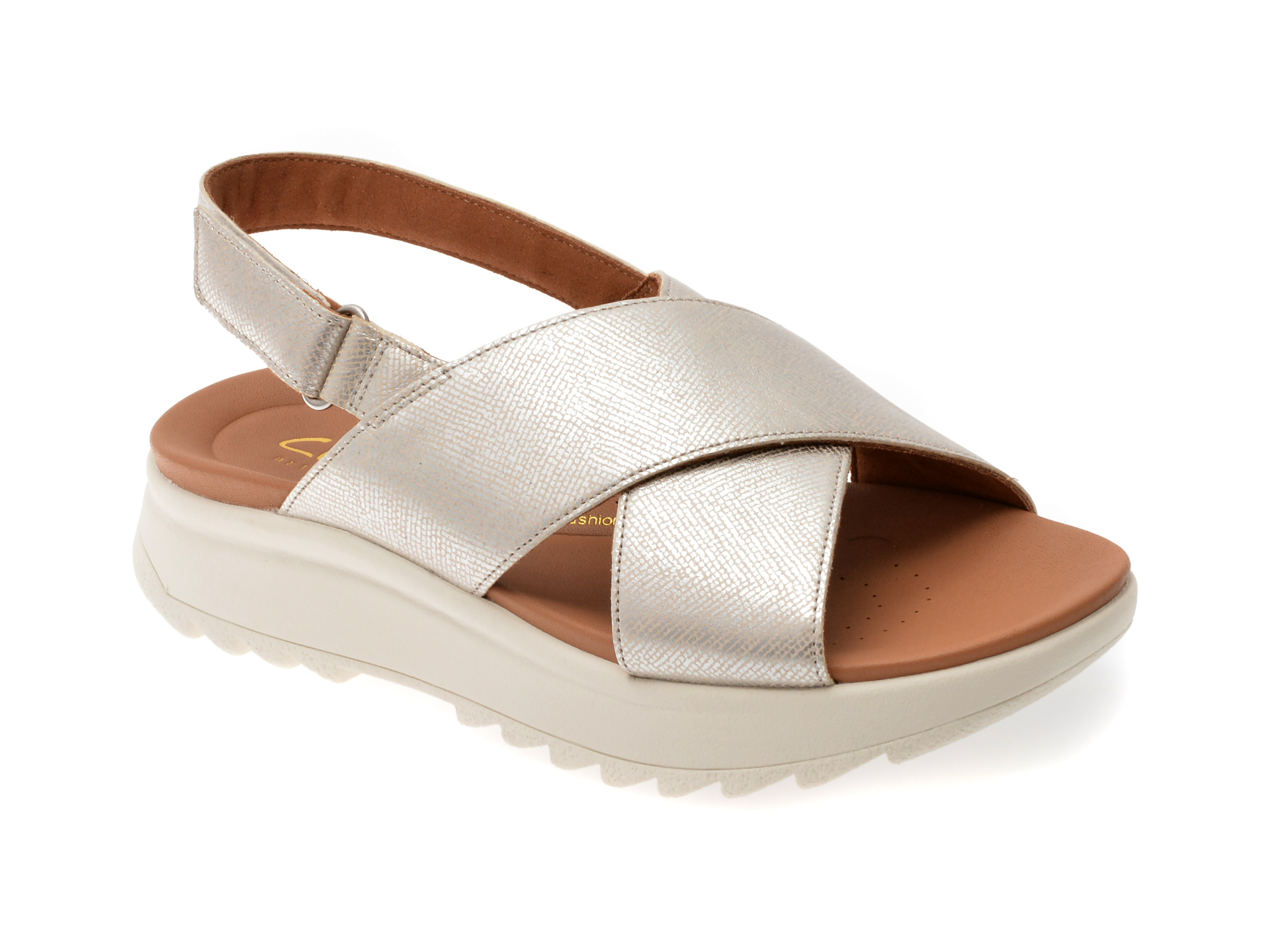 Sandale Clarks Argintii - Confort și Eleganță