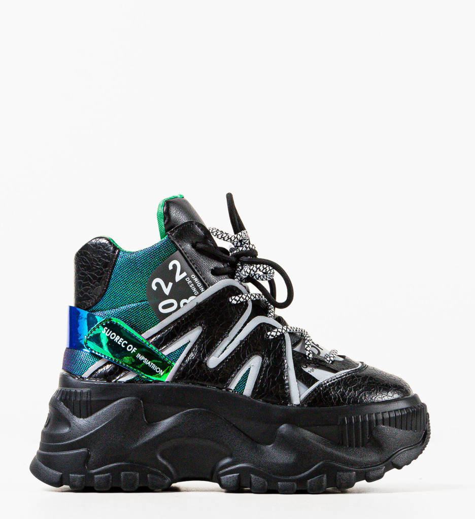 Sneakers Dama Source Negri - Confort Sport - imagine 4