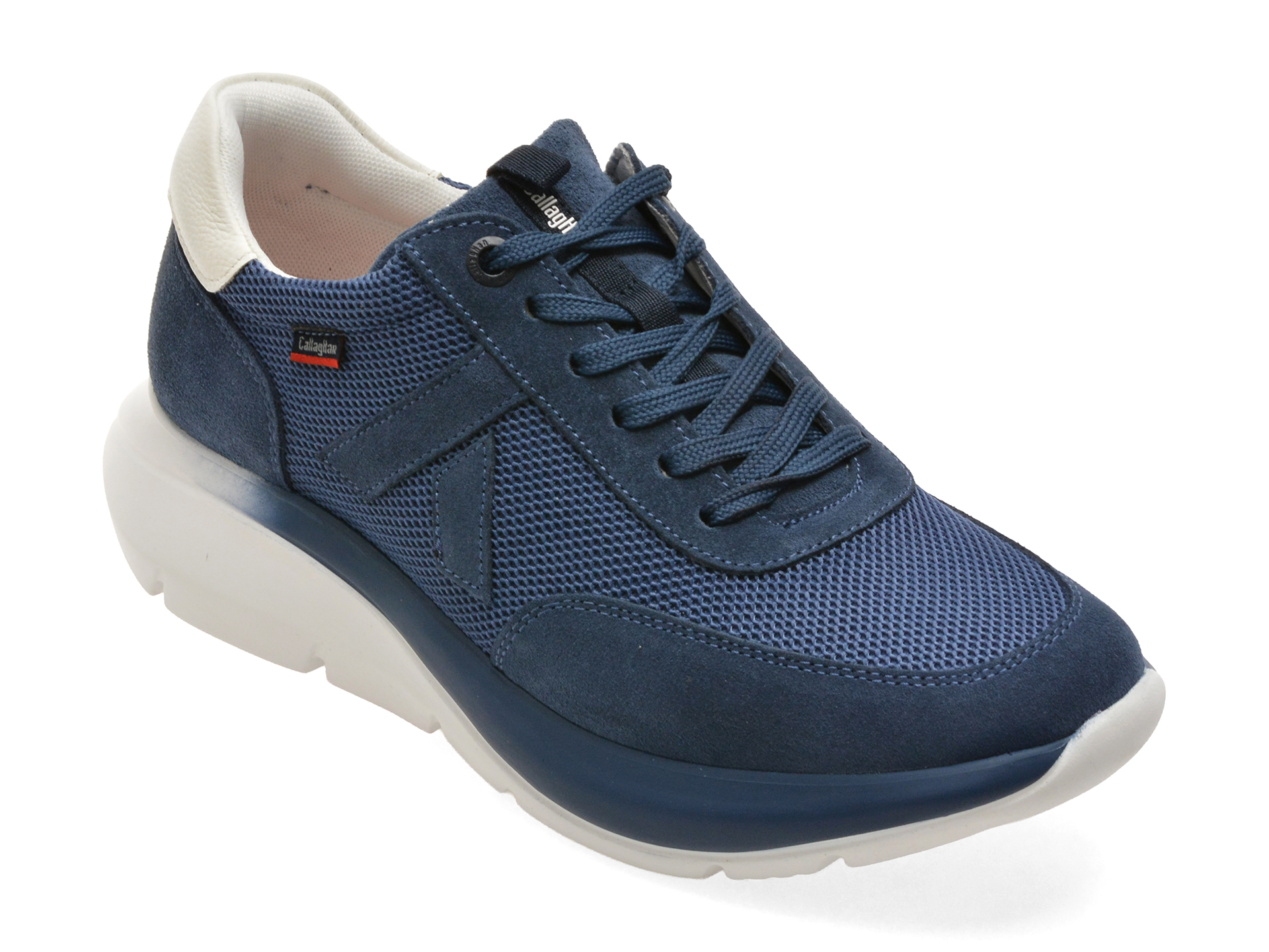 Pantofi sport Callaghan bleumarin, piele naturală
