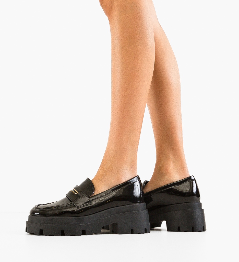 Pantofi Casual Negri Ieuan | Confort Zilnic - imagine 3