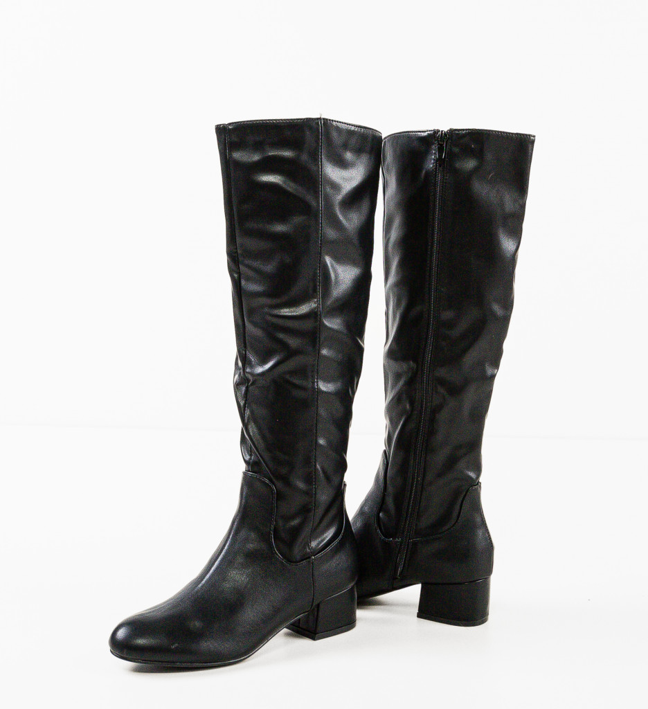 Cizme Dama Bean Negre | Stil Versatil - imagine 9