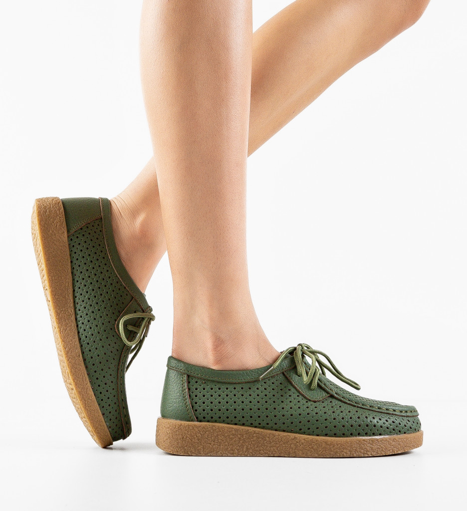 Pantofi Casual Yorker Verzi - Stil și Confort - imagine 4