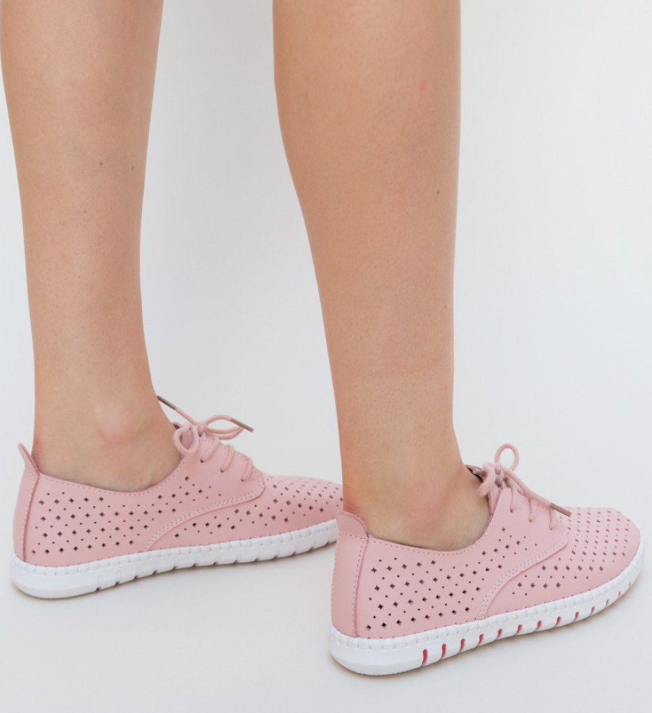 Pantofi Casual Hilio Roz - Confort și Stil - imagine 3