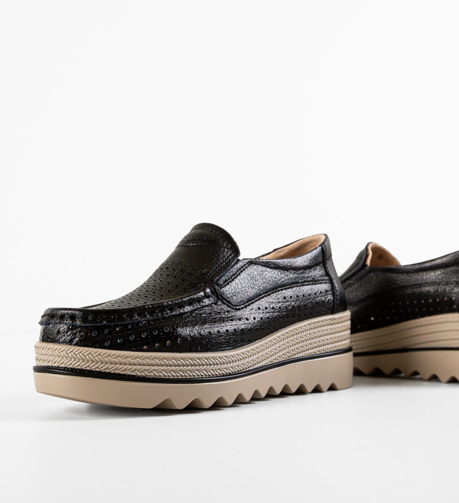 Pantofi Casual Krat Negri - Confort și Eleganță - imagine 6