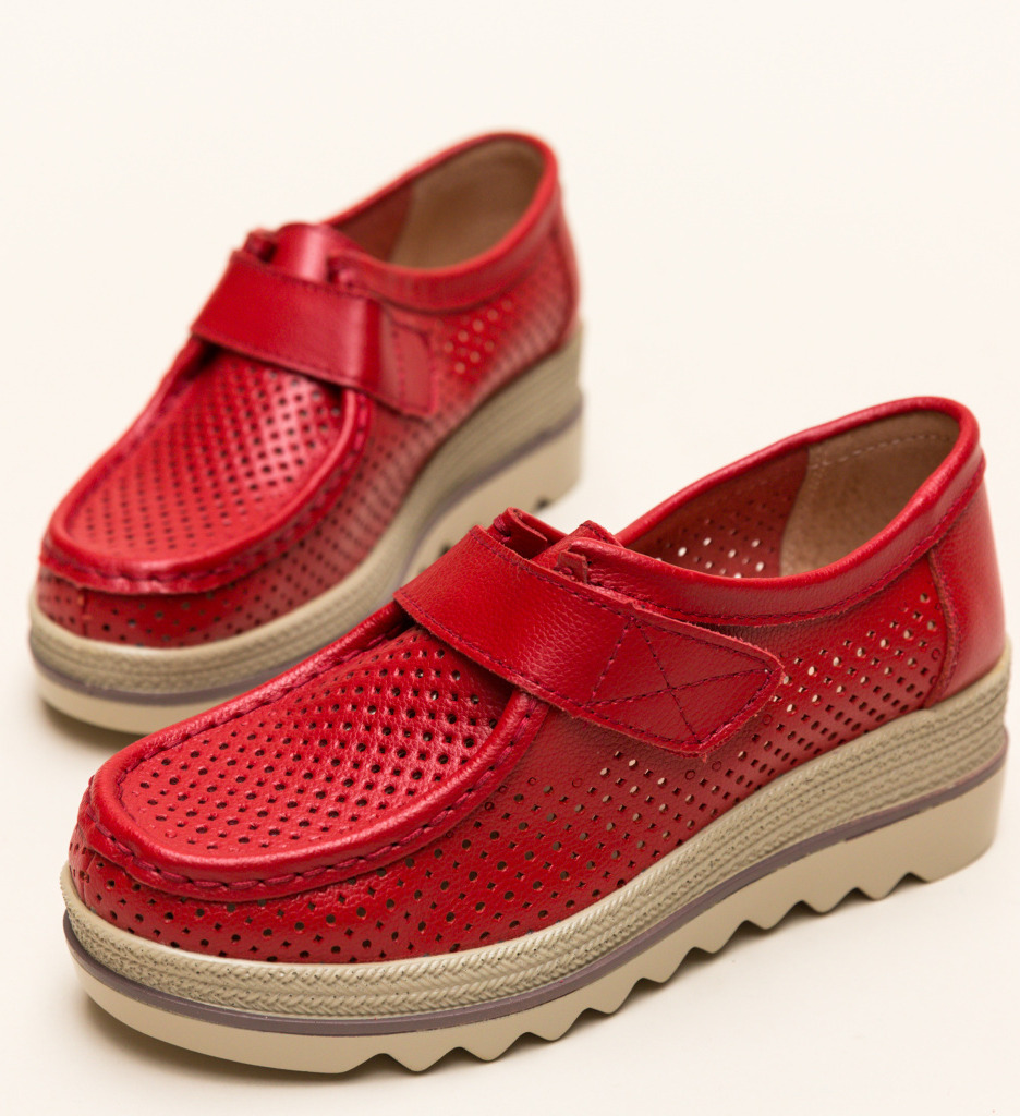 Pantofi Histria Rosii - Confort și Stil Casual - imagine 6