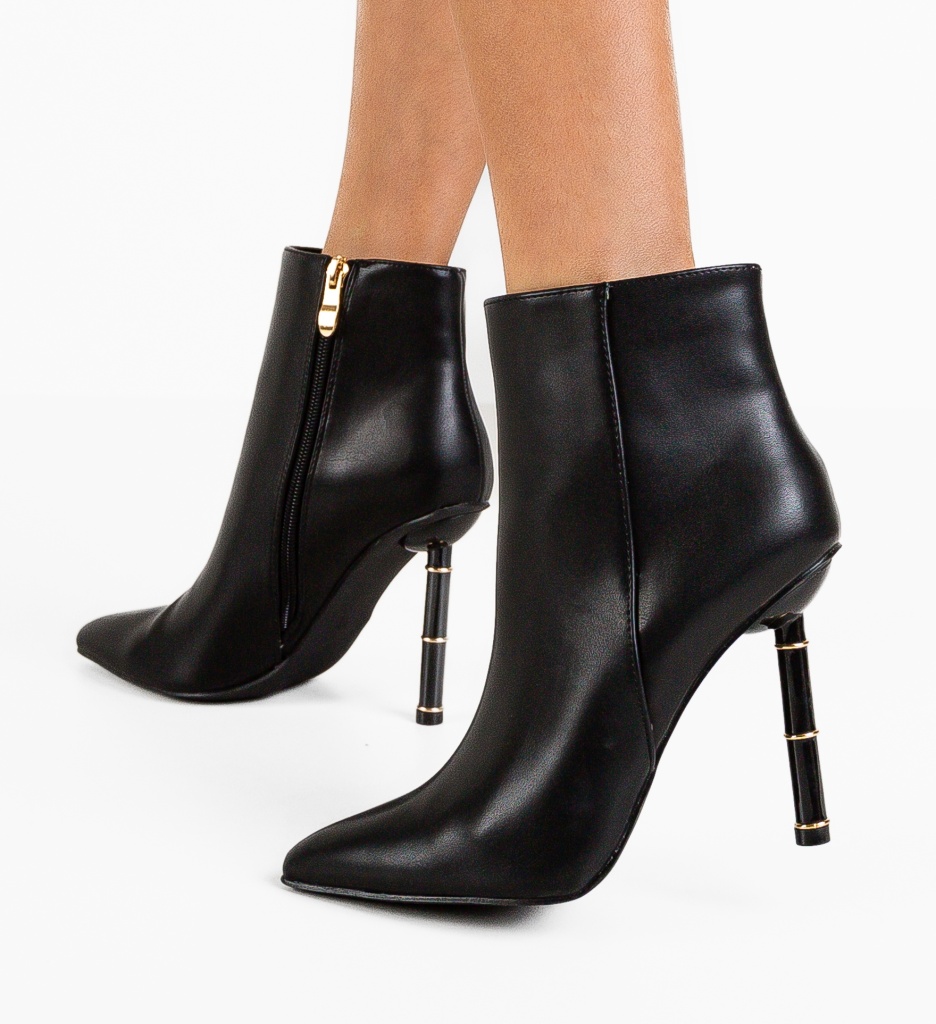 Botine Dama Yannic Negre - Eleganță și Confort - imagine 4