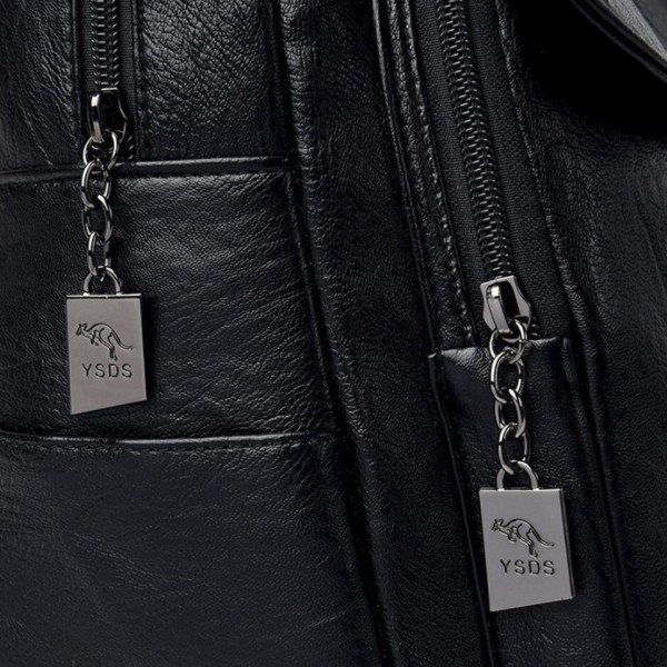 Rucsac dama Bailini Amanda GT555, negru, practic si elegant - imagine 8