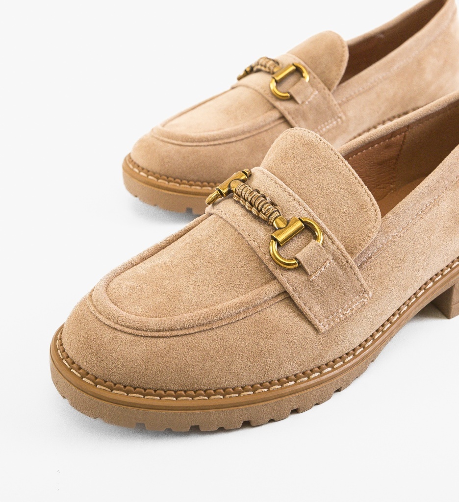 Pantofi Casual Londrey Khaki - Confort Urban - imagine 5