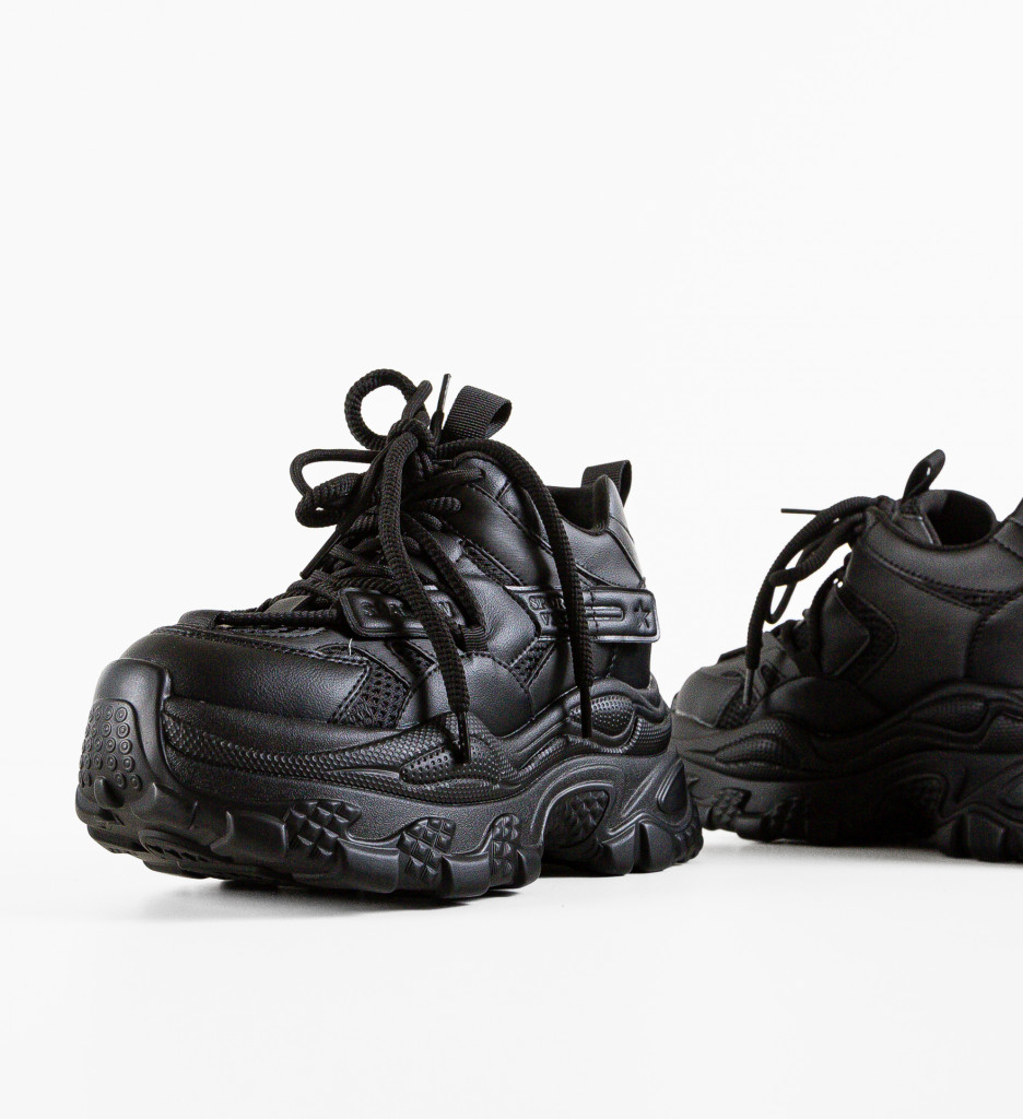 Sneakers Dama Shan Negri | Confort și Stil - imagine 5