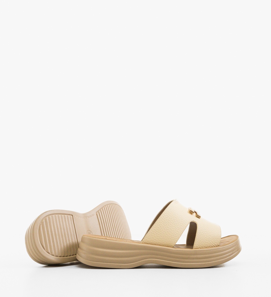 Papuci Ravel Bej | Confort și Stil Casual - imagine 4