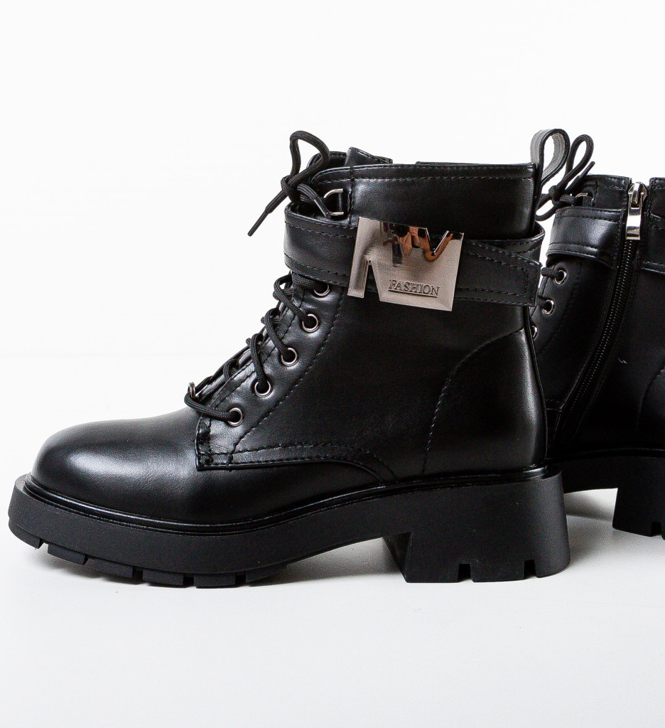 Ghete Dama Brandon Negre | Stil si Confort - imagine 6