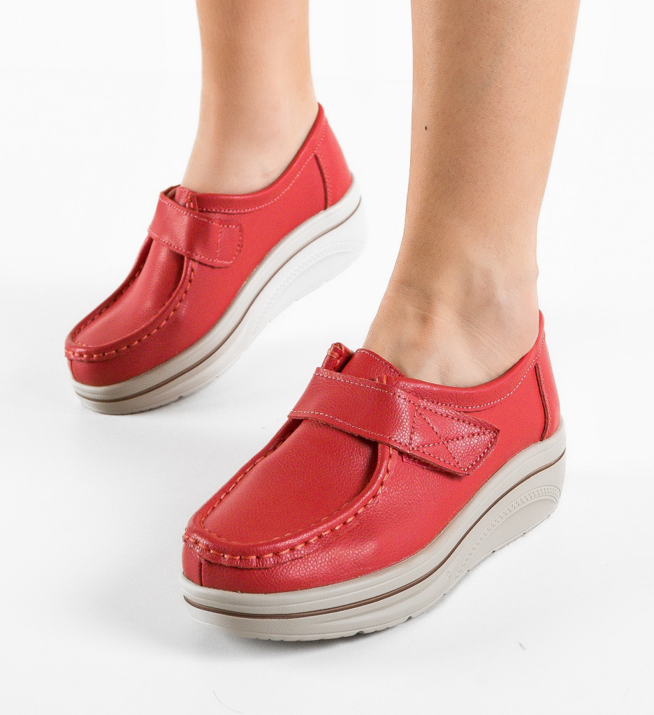 Pantofi Casual Liandrin Rosii - Stil și Confort - imagine 5