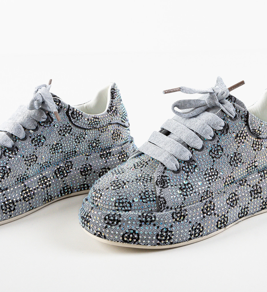 Pantofi Casual Dama Gri Confort - imagine 6