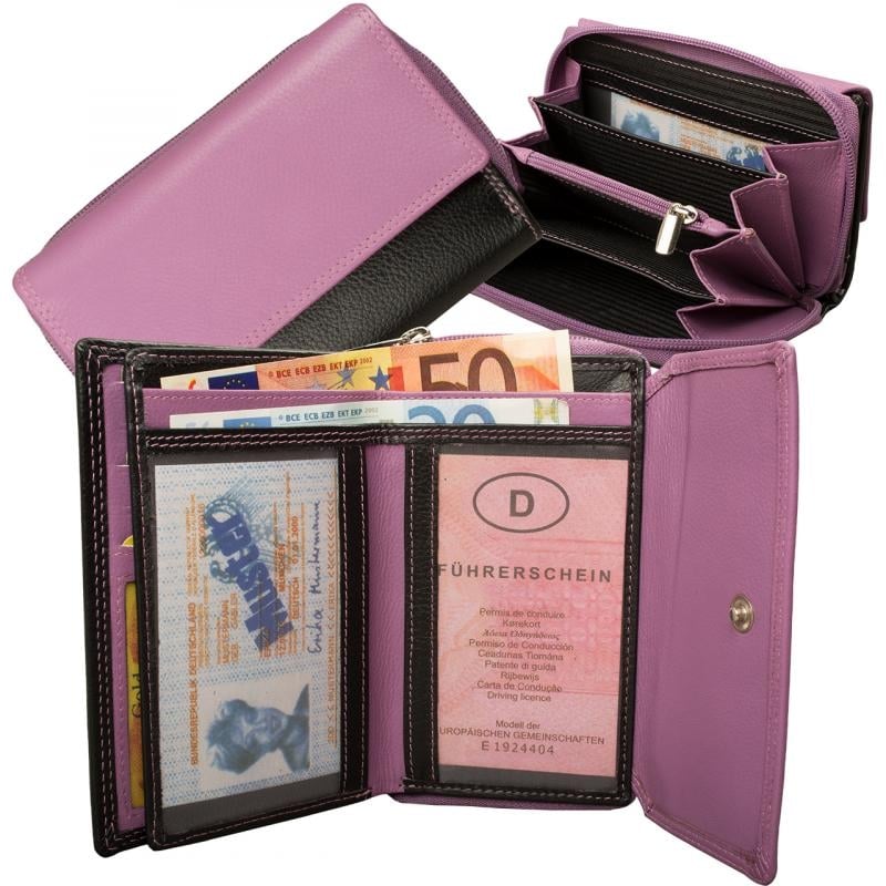 Portofel Dama Delis Elysia Piele Naturala - imagine 2