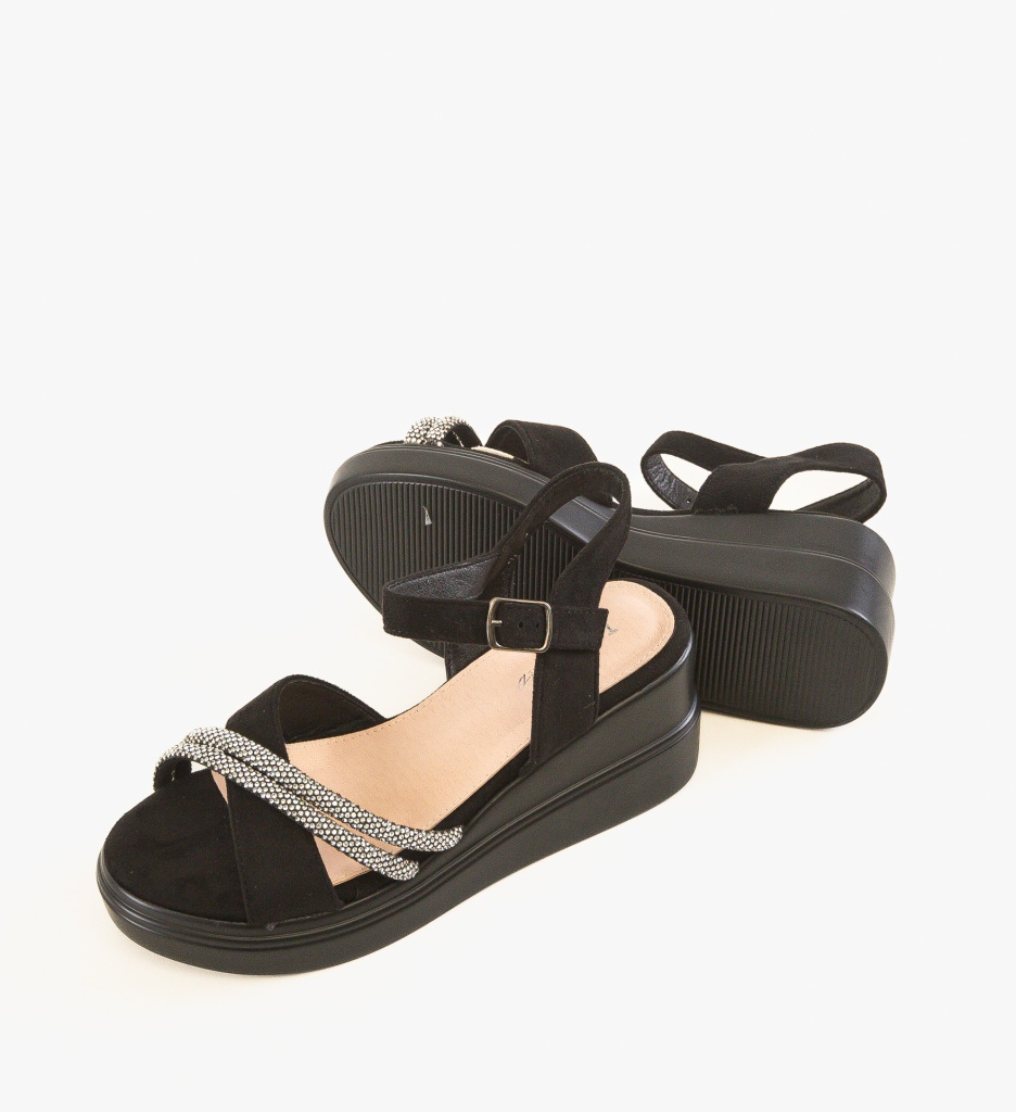 Platforme Dama Mykfa Negre - Stil si Confort - imagine 5