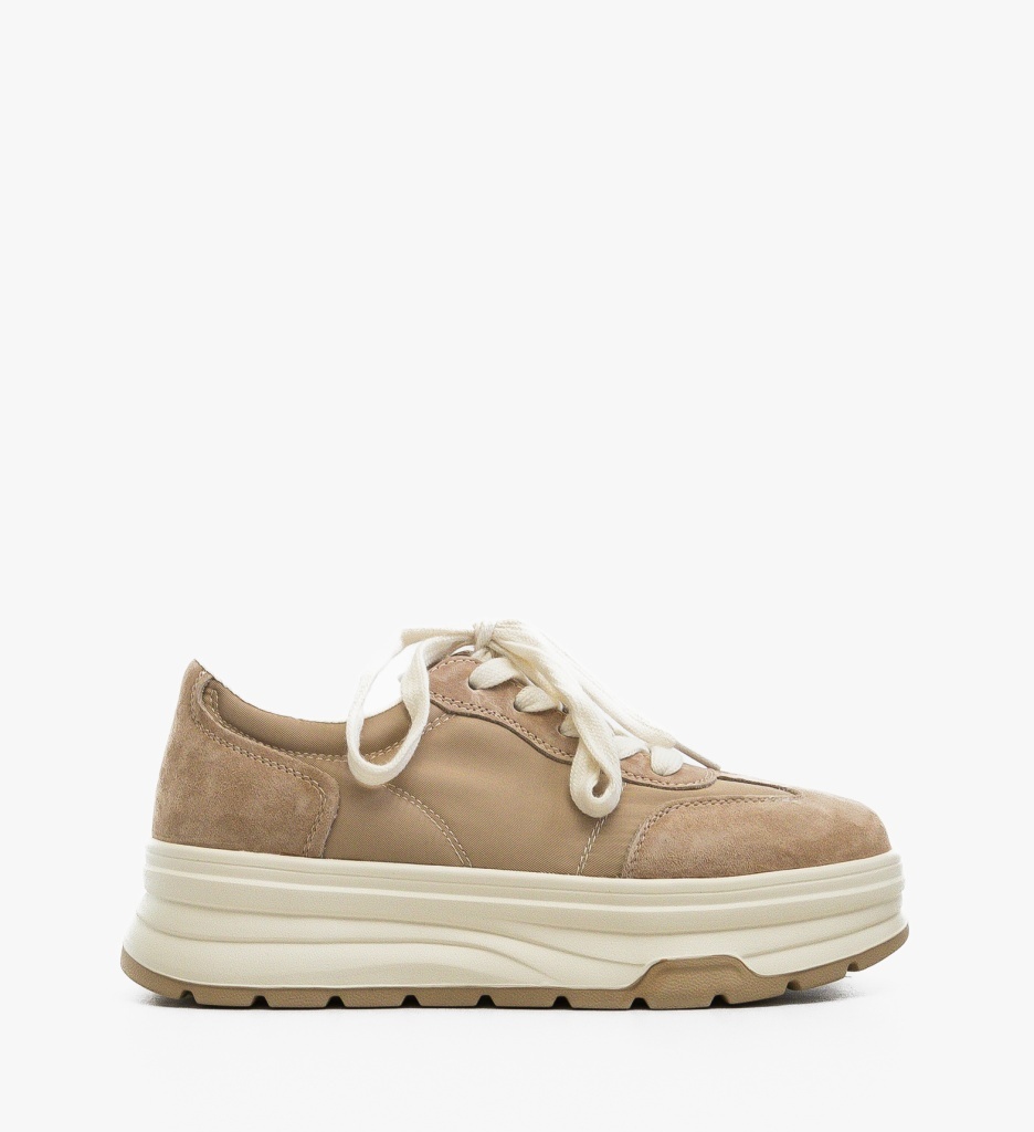 Sneakers Dama Dynal Bej - Confort și Stil Sport - imagine 7