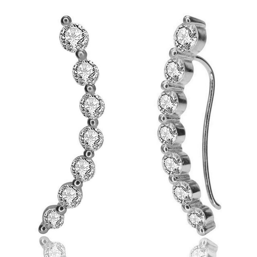 Cercei Ear Cuffs Argint 925 Haifeng | Model Elegant