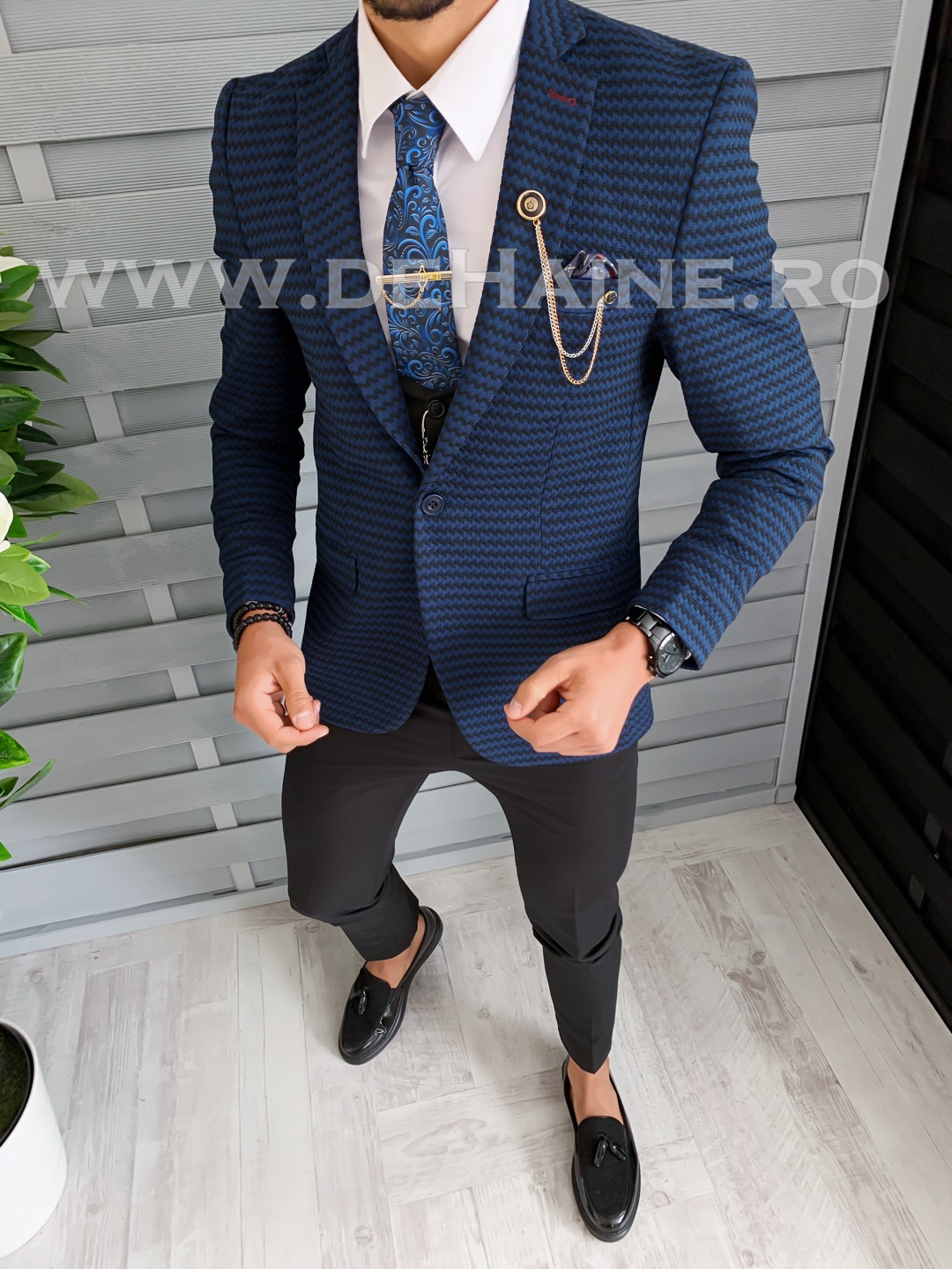 Tinuta Smart Casual Barbati Slim Fit 3 Piese B1531