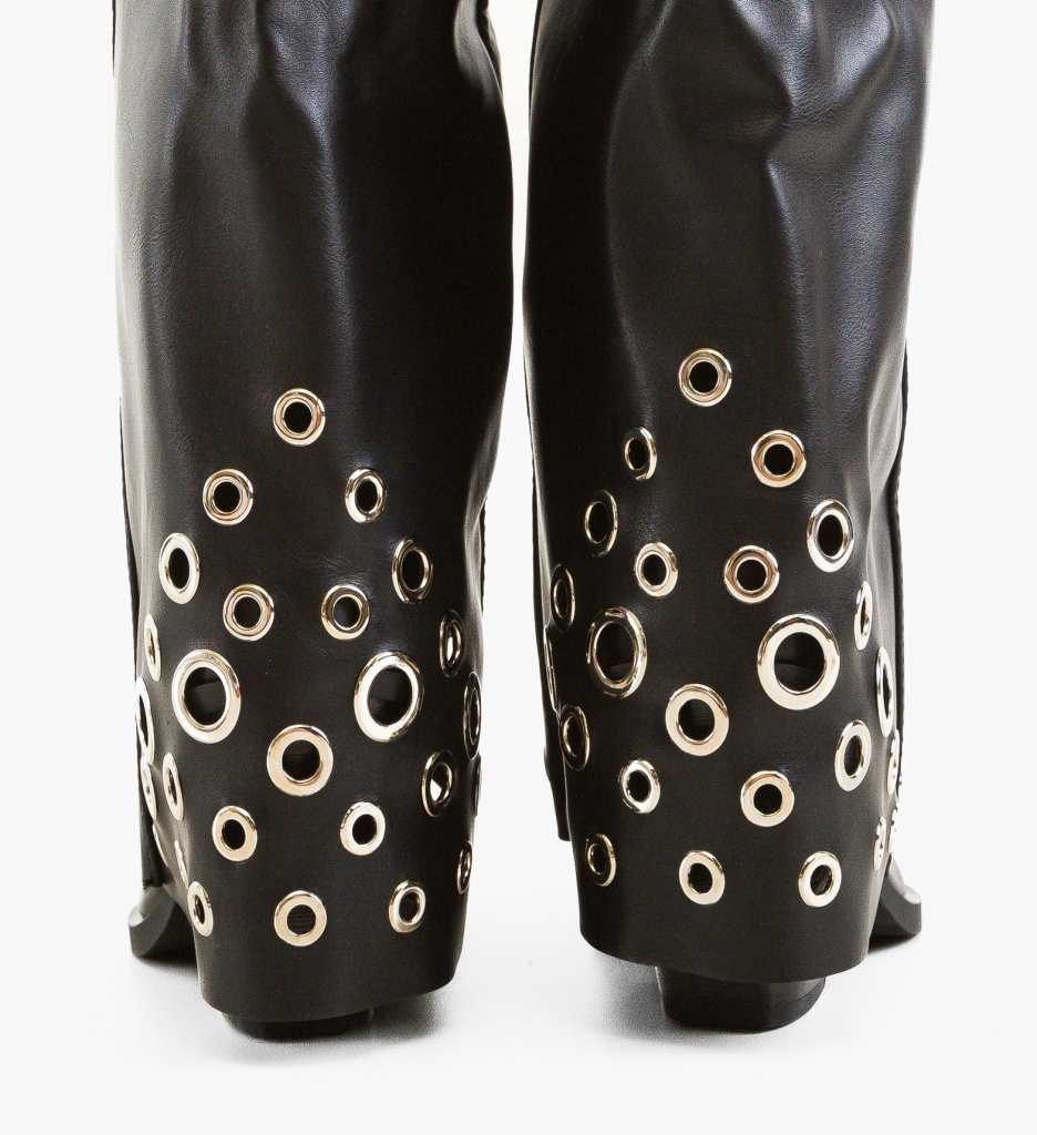 Cizme Dama Pakren Negre Elegante | Depurtat - imagine 4