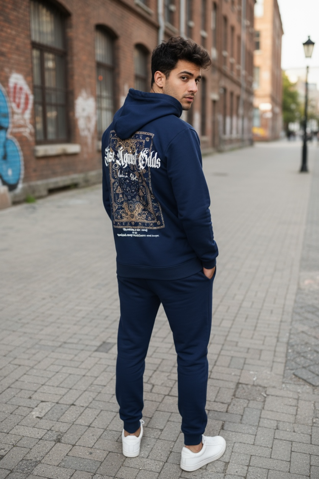 Set Trening Barbati Slim Fit Bleumarin - Stil & Confort