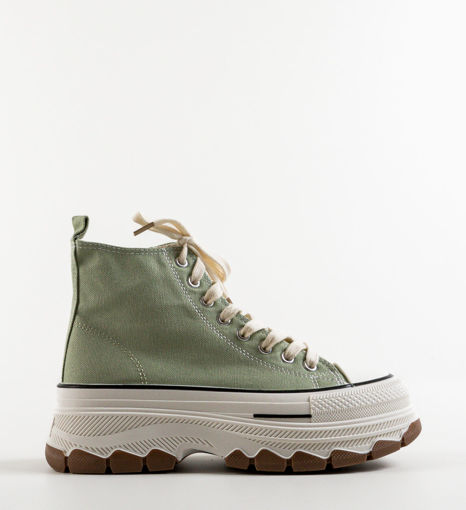 Sneakers Dama Puss Verzi - Confort și Stil - imagine 3