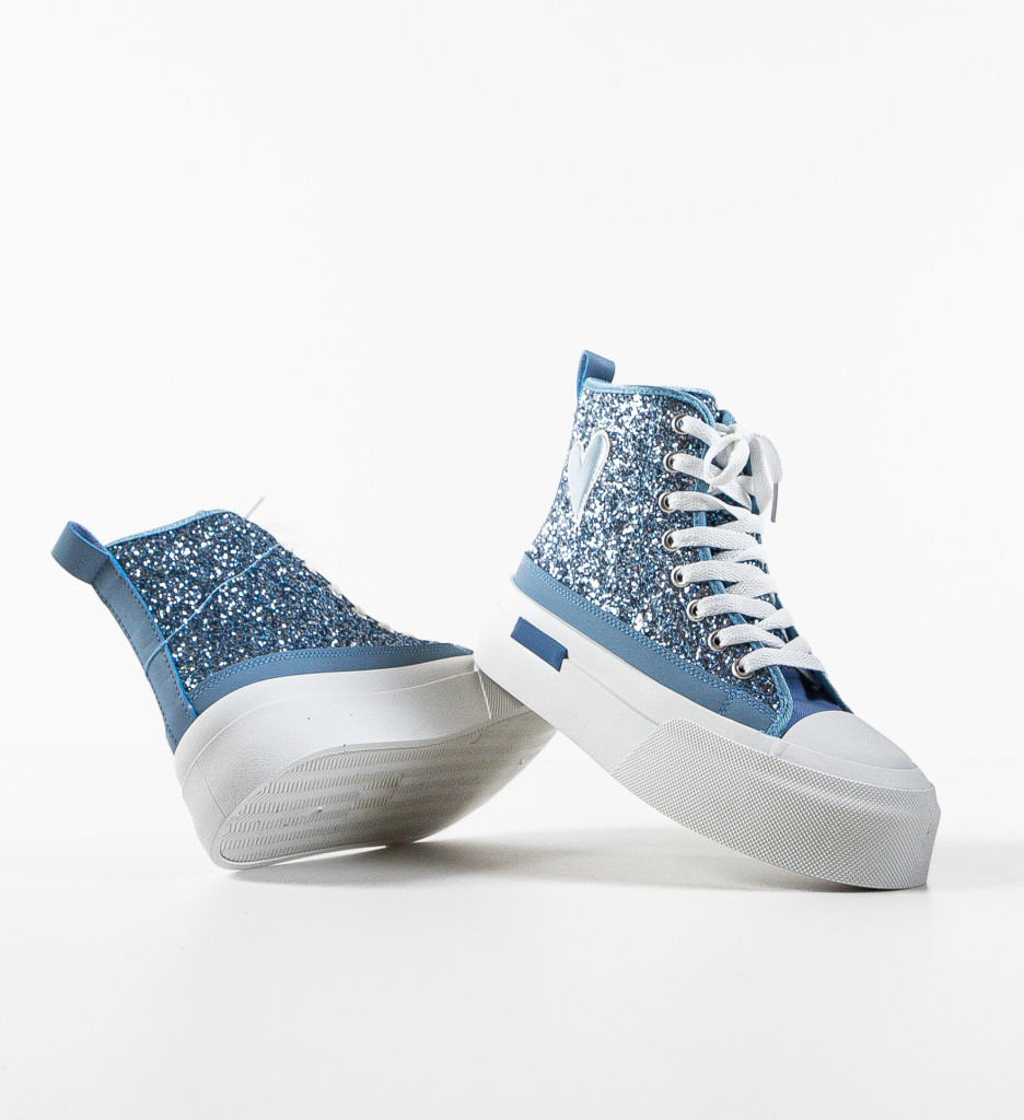 Sneakers Cuore Albastri - Confort Casual - imagine 6