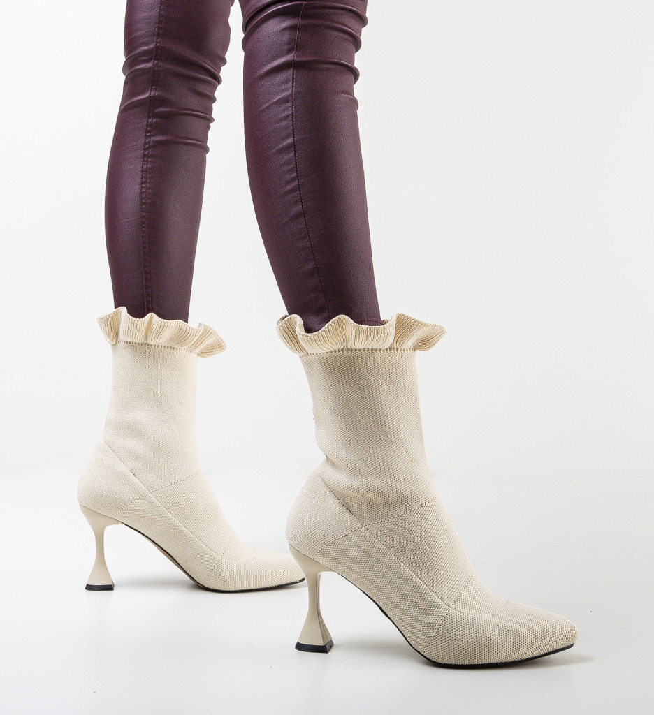 Botine Serela Bej - Eleganță și Confort