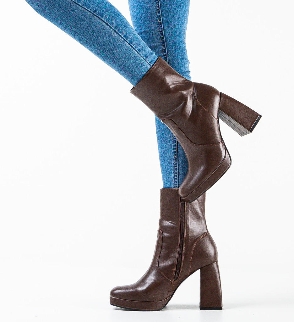 Botine Dama Owais Maro - Eleganță și Confort - imagine 2