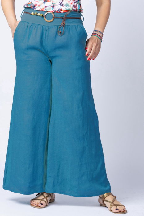 Shopika Fusta Pantalon In Turcoaz Casual