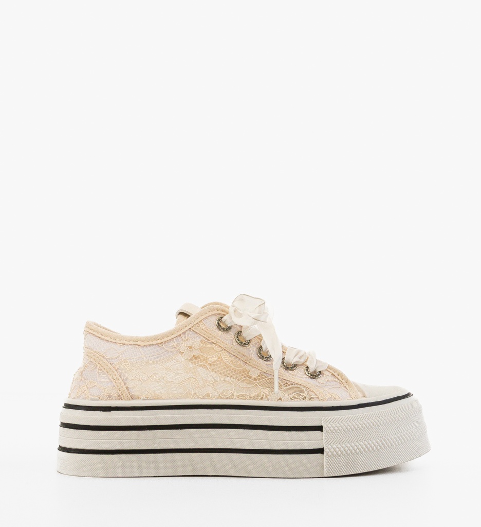 Sneakers Dantek Bej - Confort și Stil - imagine 5
