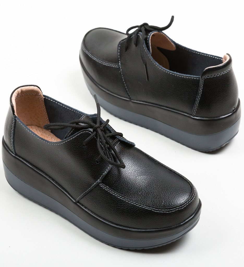 Pantofi Casual Negri - Stil și Confort Zilnic - imagine 6