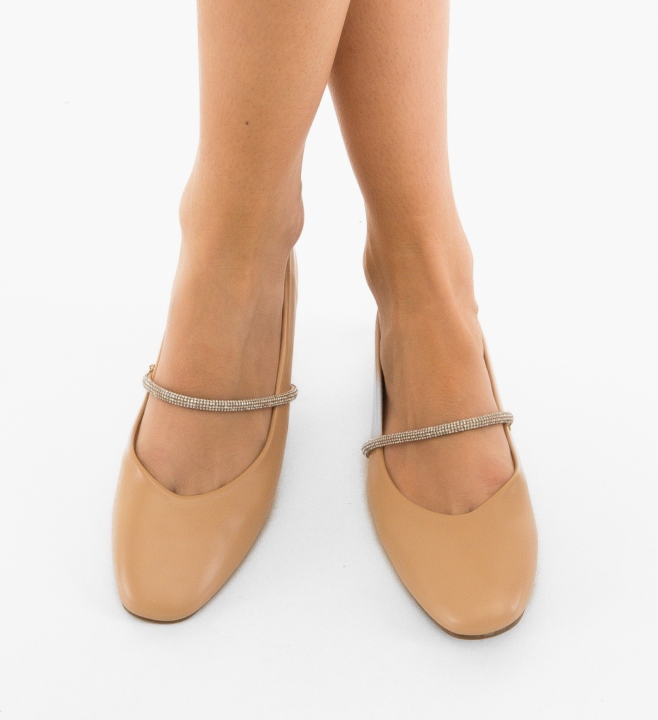 Balerini Key Bej | Confort și Eleganță Casual - imagine 3