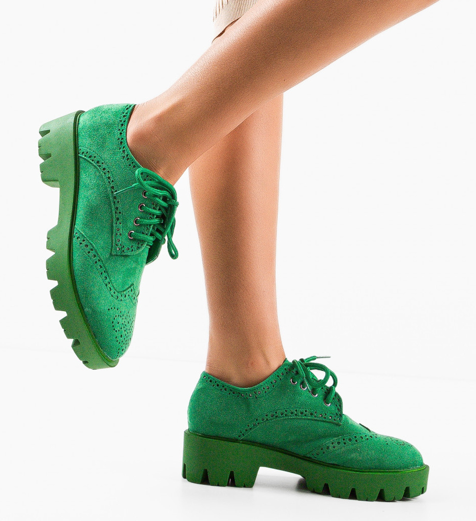 Pantofi Casual Gomine Verzi | Confort și Stil - imagine 3