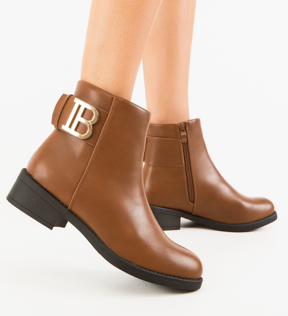Ghete Dama Camel Kalbre - Confort si Stil - imagine 3