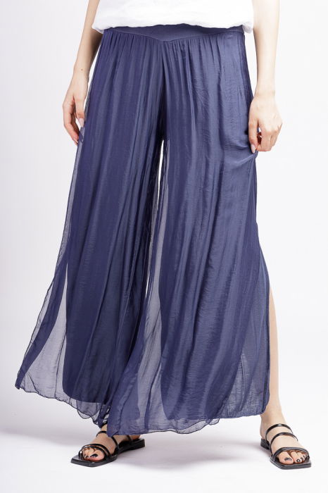 Pantaloni Matase Shopika | Eleganță și Confort - imagine 1