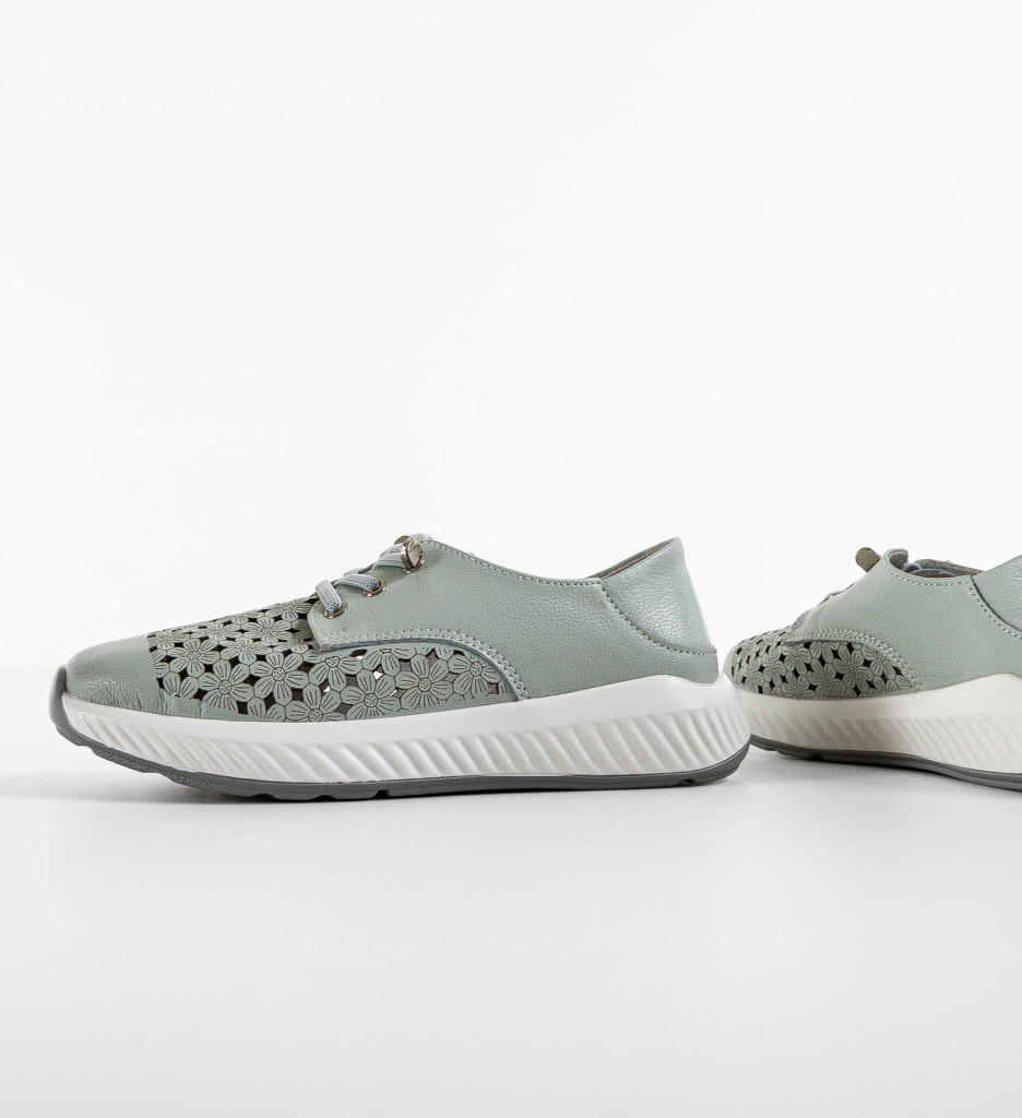 Pantofi Casual Radian Verzi - Confort și Stil - imagine 6