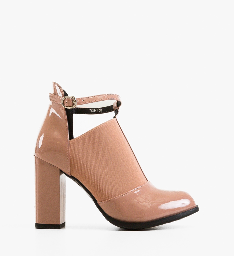 Botine Dama Celeste Nude - Eleganță și Confort - imagine 6