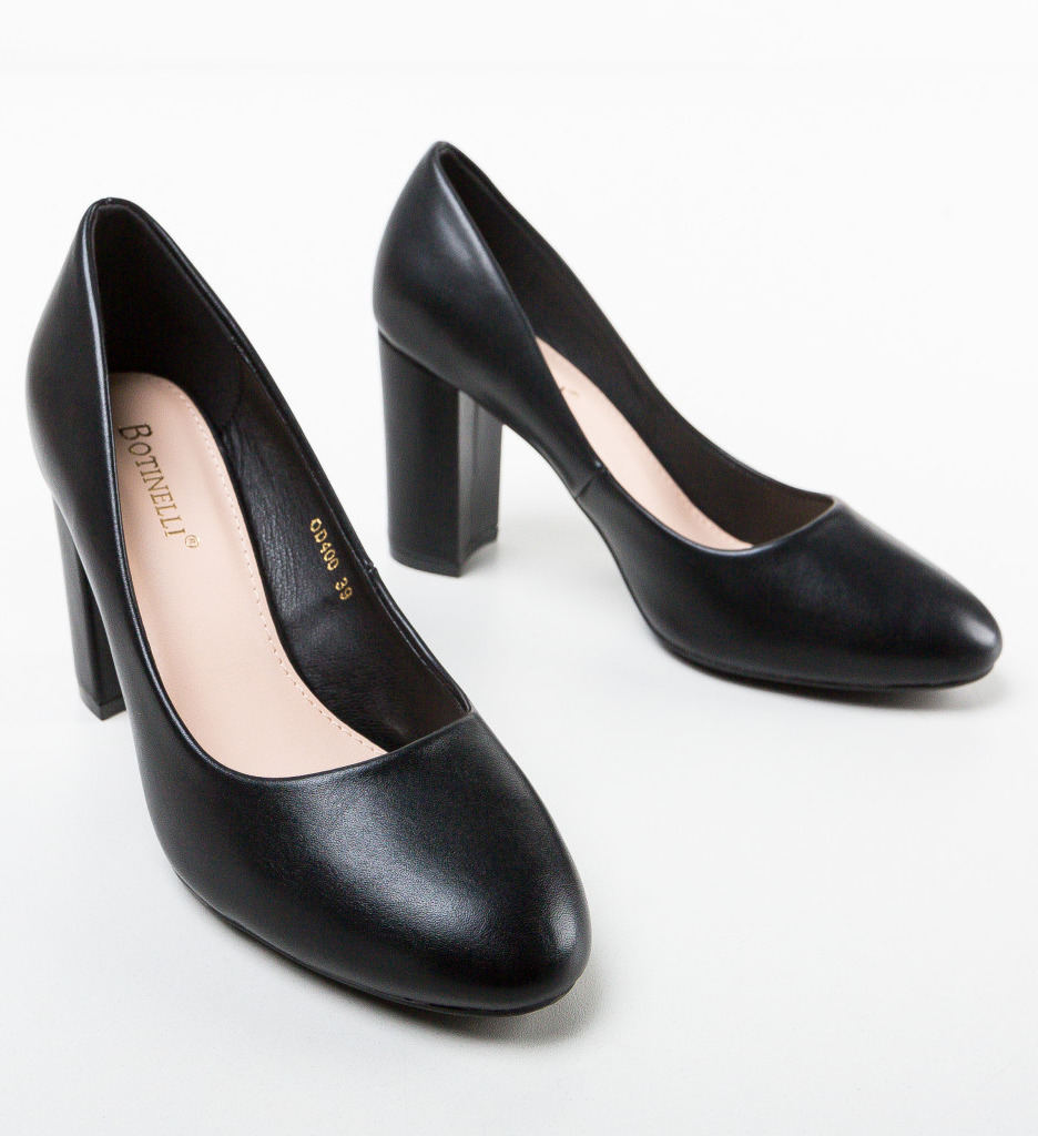 Pantofi Adas Negri cu Toc - Eleganță și Stil - imagine 6