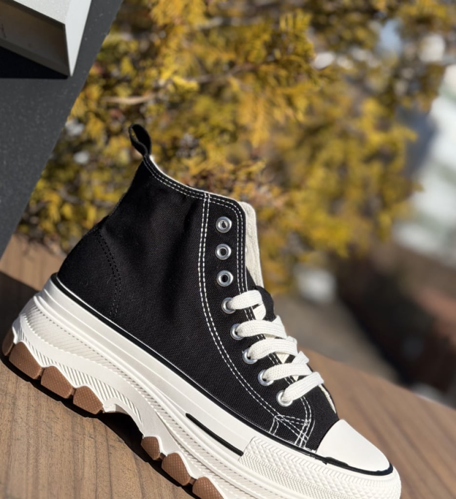 Sneakers Dama Puss Negri | Confort & Stil - imagine 7