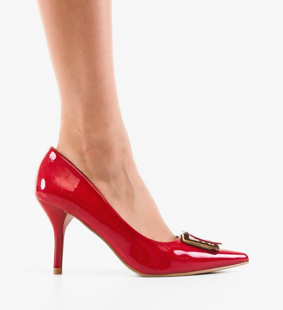 Pantofi Elmar Rosii | Stil si Eleganta - imagine 6