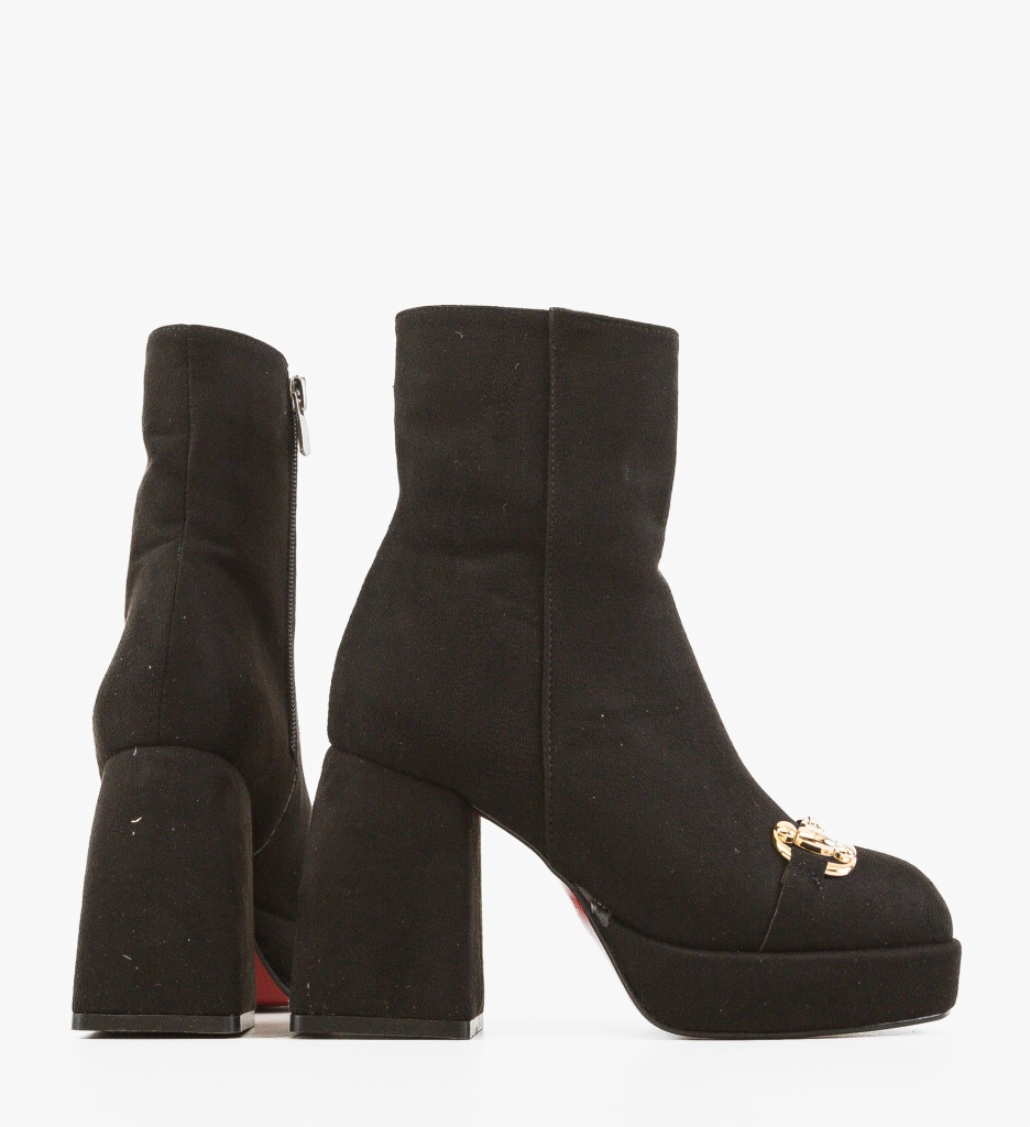 Botine Dama Negre Fersace | Stil Versatil - imagine 5