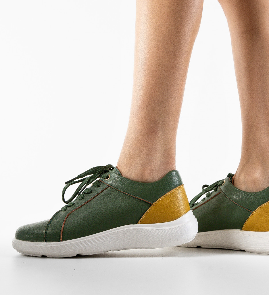 Pantofi Casual Rena Verzi | Confort & Stil Modern - imagine 3