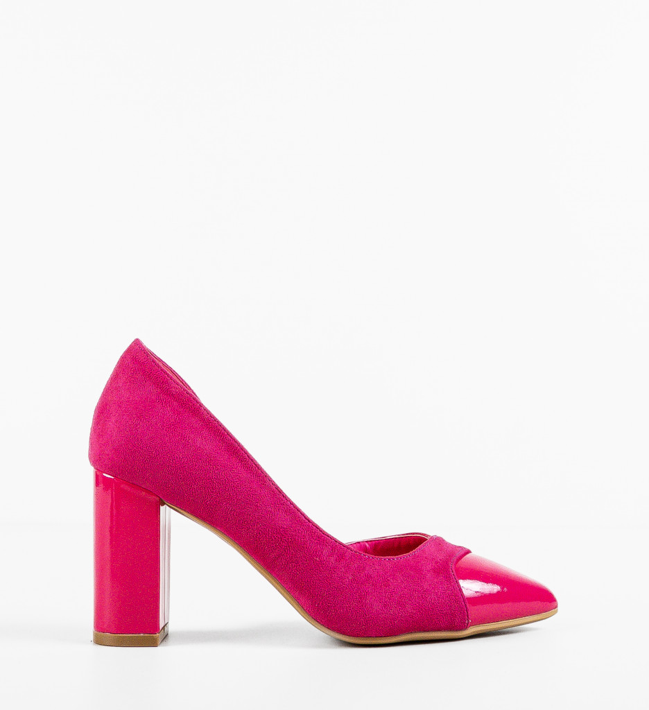 Pantofi Everet Fuchsia | Toc Elegant și Confort - imagine 6