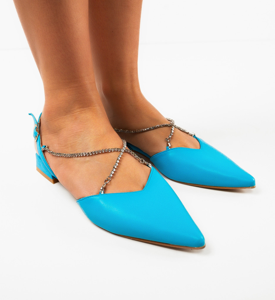Balerini Dama Zaharia Albastri | Confort Casual - imagine 3